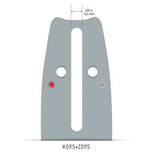 Шина OREGON 208 PXBK 095 AdvanceCut (Husqvarna, Carver 20", 1.5, 0.325")
