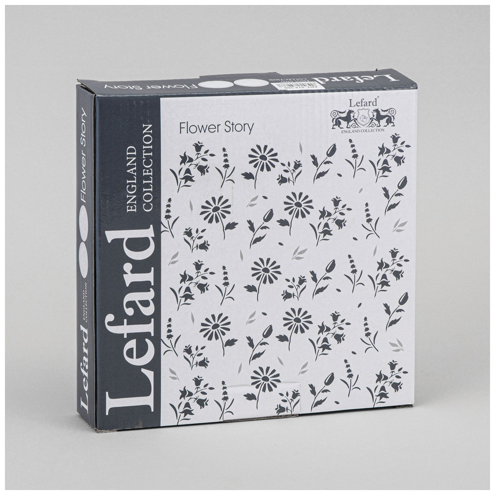 НАБОР ТАРЕЛОК ЗАКУСОЧНЫХ LEFARD, FLOWERS STORY, 2 ШТ. 20, 5*2 СМ