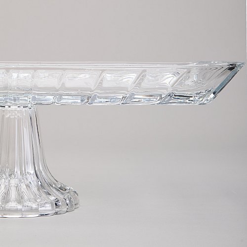 БЛЮДО НА НОЖКЕ "GLASS LEGEND" 33Х16Х12 СМ