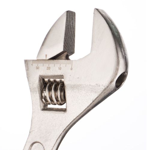 Ключ разводной 300 мм, никелированный, 1/6/48