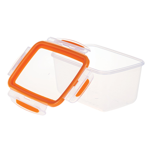 Ёмкость для продуктов 1.3 л IDEA РИЧ М 1388, герметичная, оранжевая