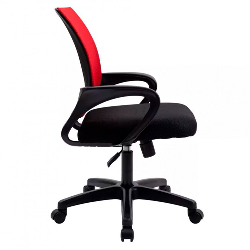 Кресло офисное, компьютерное TRON А1 сетка Prestige, 47х48х46 см, красный-чёрный