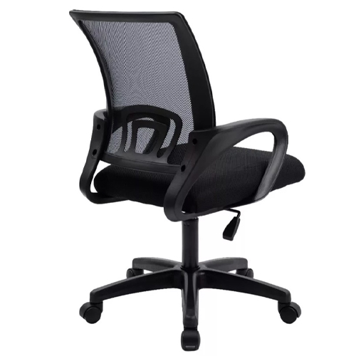 Кресло офисное, компьютерное TRON А1, ткань рогожка Standard, 47х48х46 см, черный