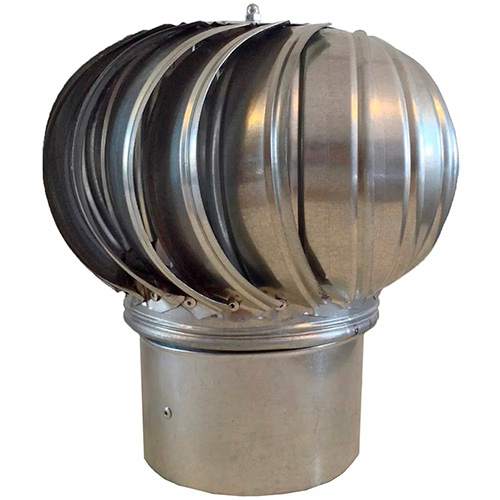 Турбодефлектор D150 вытяжной вентиляции ТД-150, оцинк. метал, 1/1