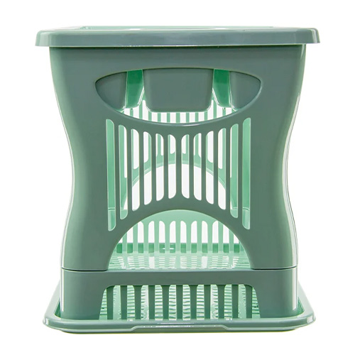 Сушилка для посуды IDEA М 1175, двухъярусная, фисташковая