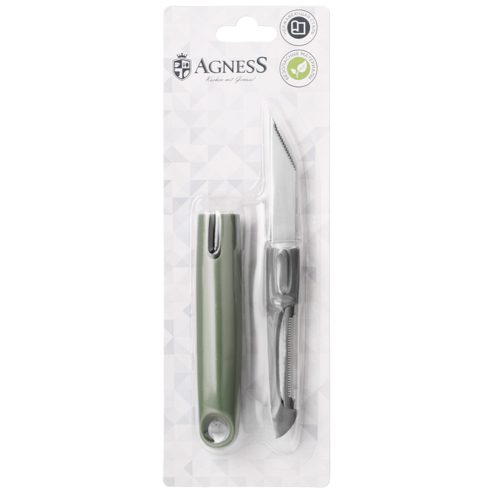 ОВОЩЕЧИСТКА, ЦВЕТ:ЗЕЛЕНЫЙ, КОР=96ШТ МАЛ.УП.=24ШТ