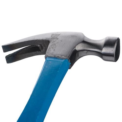 Молоток гвоздодер 500гр с фиберглассовой ручкой, 1/8/48