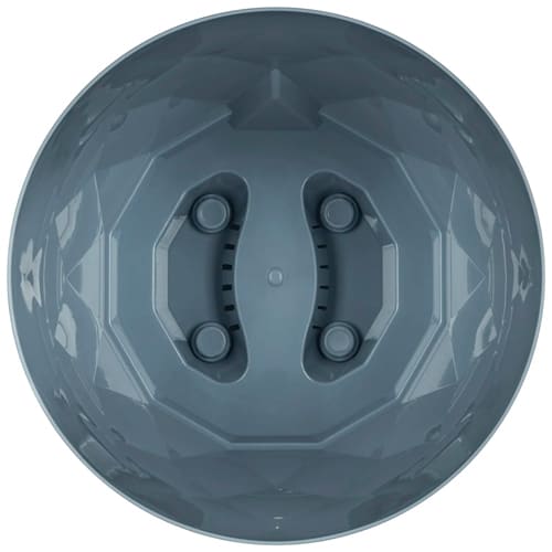 Горшок для цветов 9.3 л Homver Laurel 221616735/03, 277 мм, с поддоном, серый