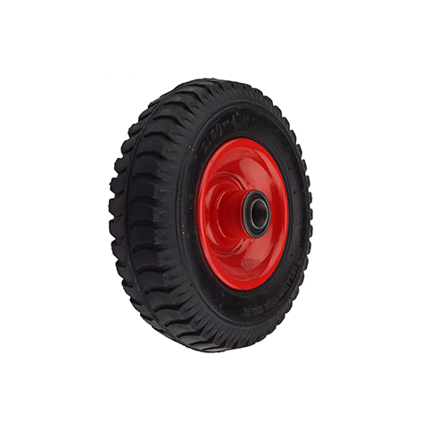 Колесо для тачки 8, 4,1/2,50х4, 20 мм. пневмо, не симм. ступица, PR1220-АС, 1/10