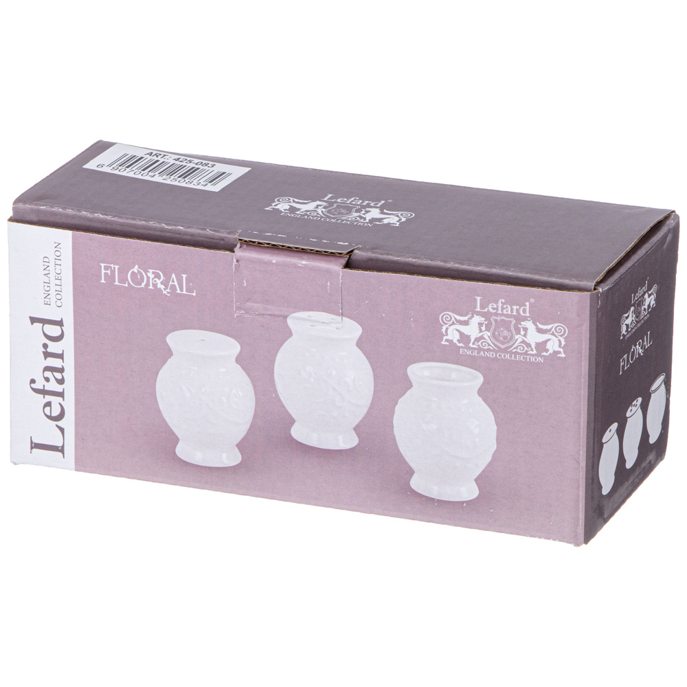 НАБОР ДЛЯ СПЕЦИЙ LEFARD, FLORAL, 3 ПР. 5, 5*6 СМ, КОР=40НАБ.
