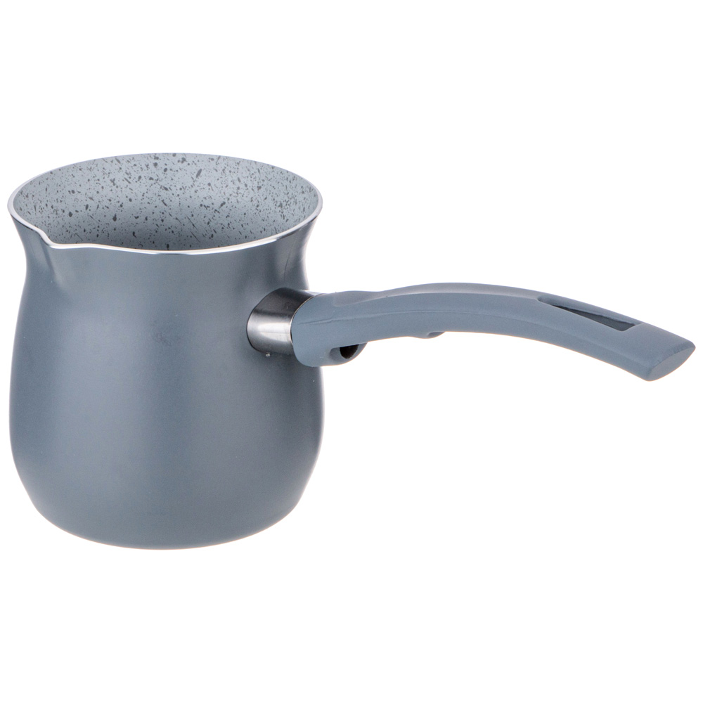 ТУРКА AGNESS, BLACK MARBLE, С АНТИПР.МРАМОР. ПОКР. И РУЧКОЙ SOFT TOUCH 450 МЛ БЕЗ УПАК