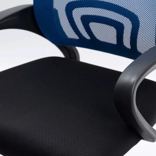 Кресло офисное, компьютерное TRON A1 сетка Prestige, хром, синий-черный