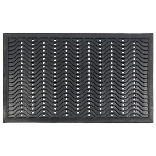 Коврик резиновый SUNSTEP Волна 60 х 90 см, черный