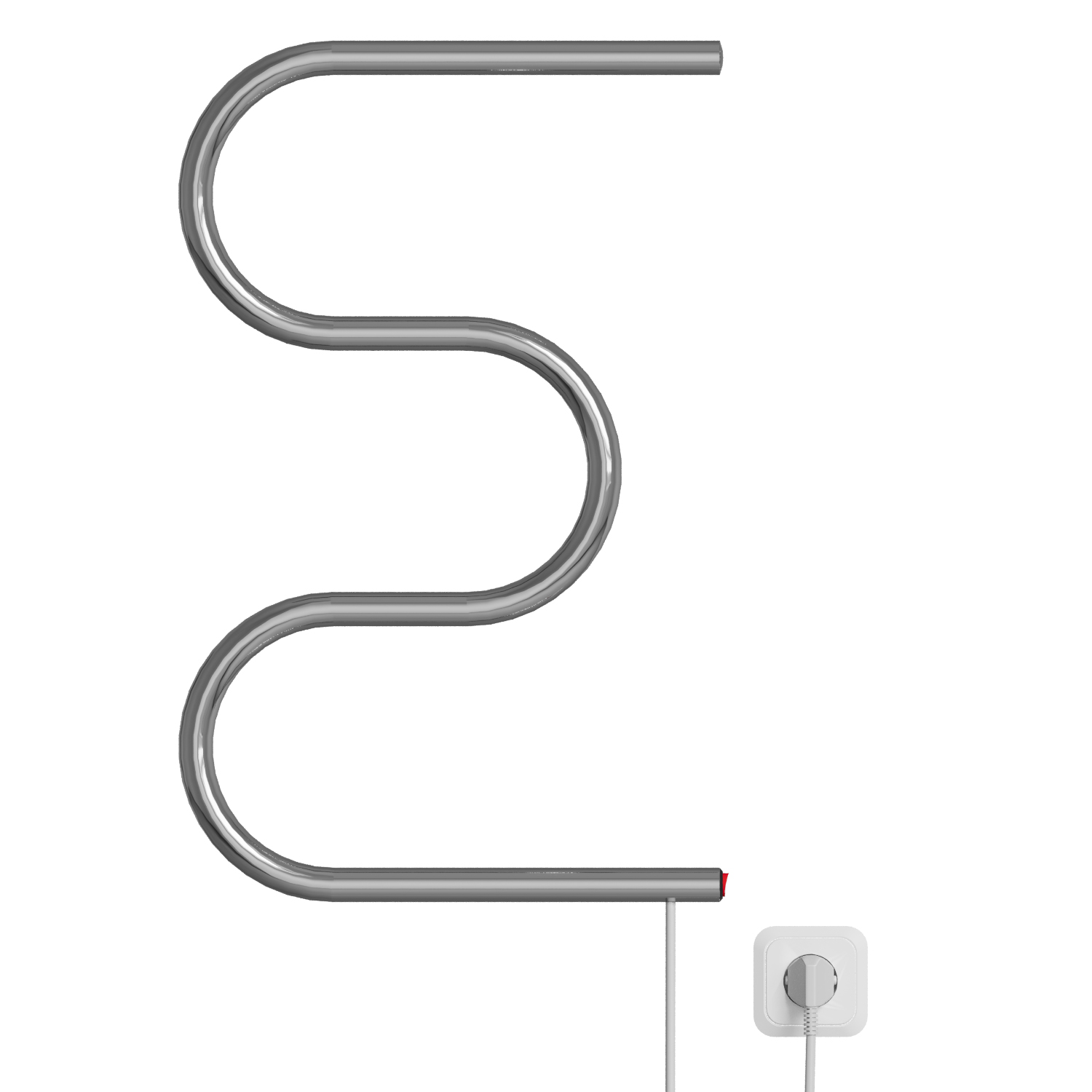 Полотенцесушитель MIXLINE SIMPLE M 60x40, кнопочный выкл, 184 Вт