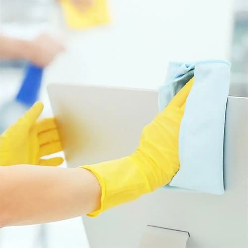 Перчатки резиновые хозяйственные Центи/Азур р. S YORK, 12/144