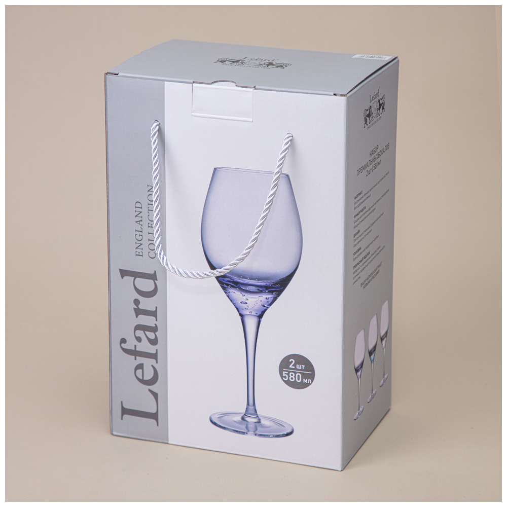 НАБОР БОКАЛОВ ДЛЯ ВИНА ИЗ 2 ШТ, BUBLES, 580 МЛ