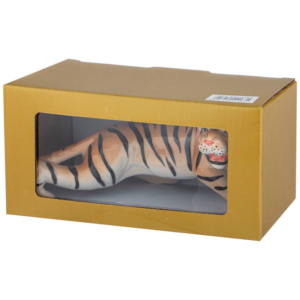 СТАТУЭТКА, ТИГР, ДЛИНА=15 СМ, КОР=36ШТ.