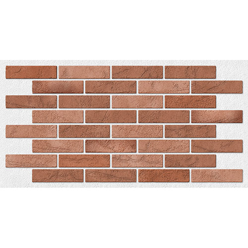 Панель ПВХ ПМ Кирпич Терракот 960*485мм, 15/15
