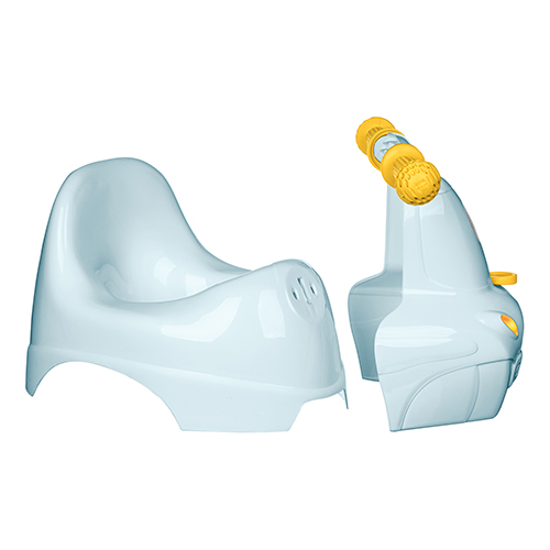 Горшок детский в форме игрушки Машинка Lapsi 221501814/02, 420х285х265 мм, светло-голубой