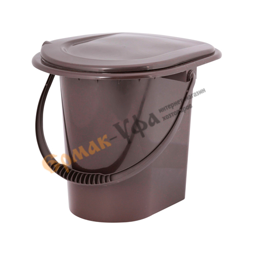 Ведро - туалет 13л, со съемной ручкой, Альтернатива, м6081, 1/10