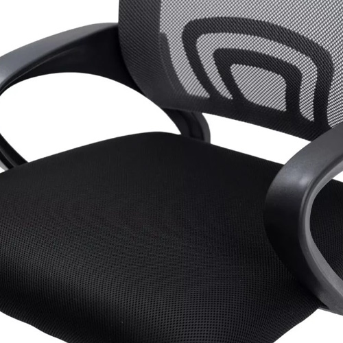 Кресло офисное, компьютерное TRON А1 сетка Standard, хром, серый-черный