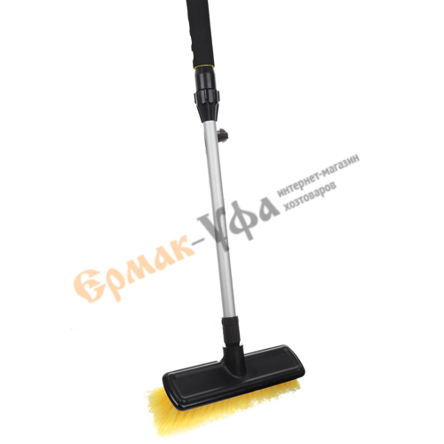 Щетка для мойки авто 107-168см телескопическая с краном под воду NG, 1/14