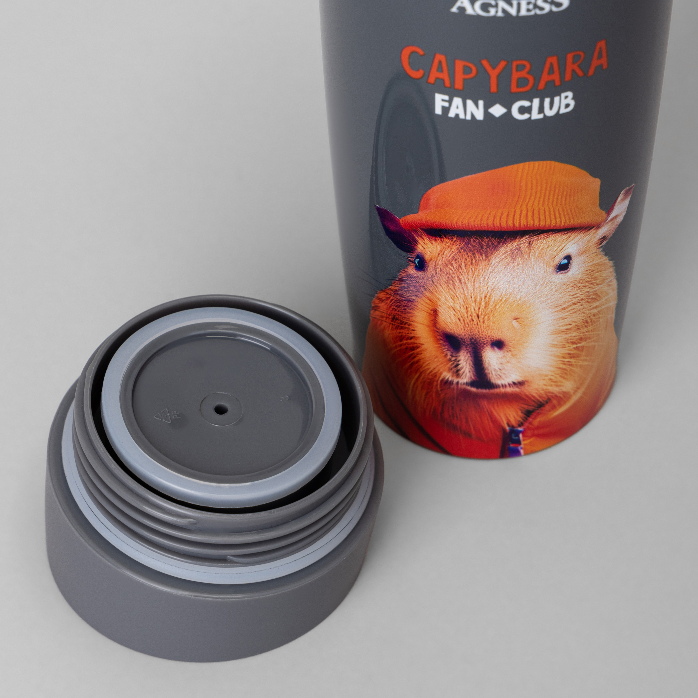 ТЕРМОКРУЖКА AGNESS, CAPYBARA, 360МЛ