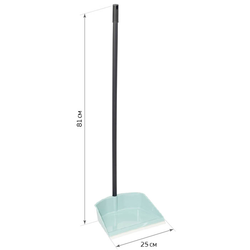 Совок с высокой ручкой IDEA ЛЕНИВКА М 5194, морская волна