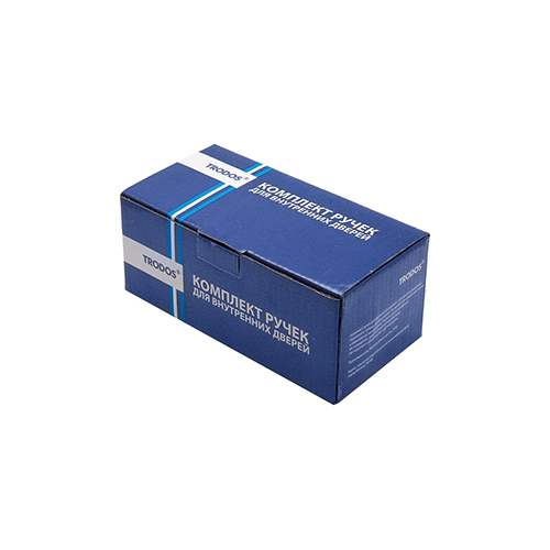 Ручка защелка ЗШ-05 TRODOS универсальная, белый, 1/30