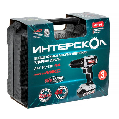 Дрель аккумуляторная, ДАУ 10/18 В 44 МиниМакс
