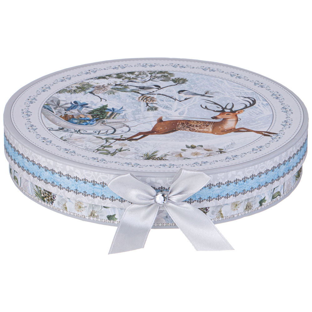 НАБОР ТАРЕЛОК ЗАКУСОЧНЫХ LEFARD "CHRISTMAS" 2 ШТ. 19 СМ ОЛЕНЬ (КОР=20НАБ.)