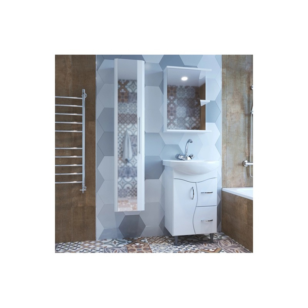 Тумба д/ванной, КЛАССИК-50,  ОТДЕЛЬНО ПРИОБРЕТАЕТСЯ РАКОВИНА под рак.Уют-50, ROSA, ПВХ, раковина в комплект не входит