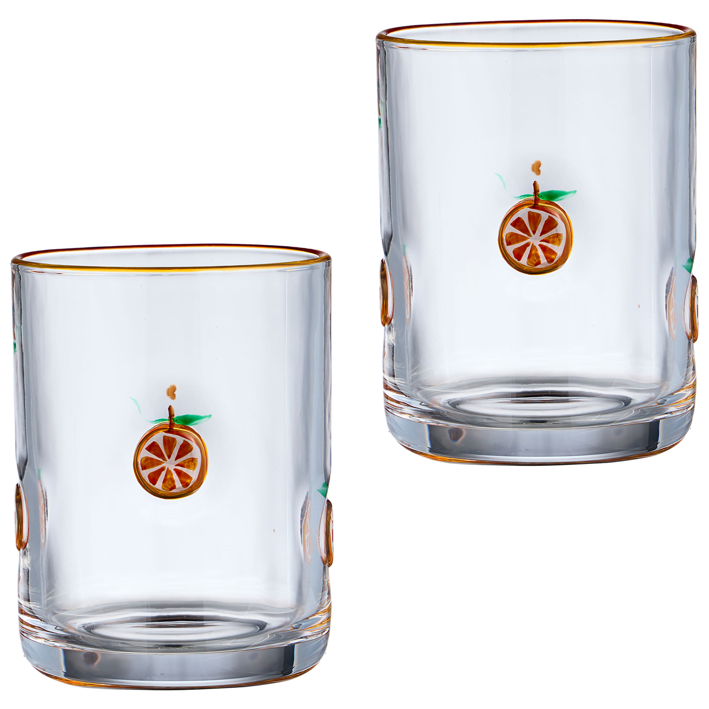 НАБОР СТАКАНОВ, FRUITY ORANGE, ИЗ 2 ШТ. 400 МЛ