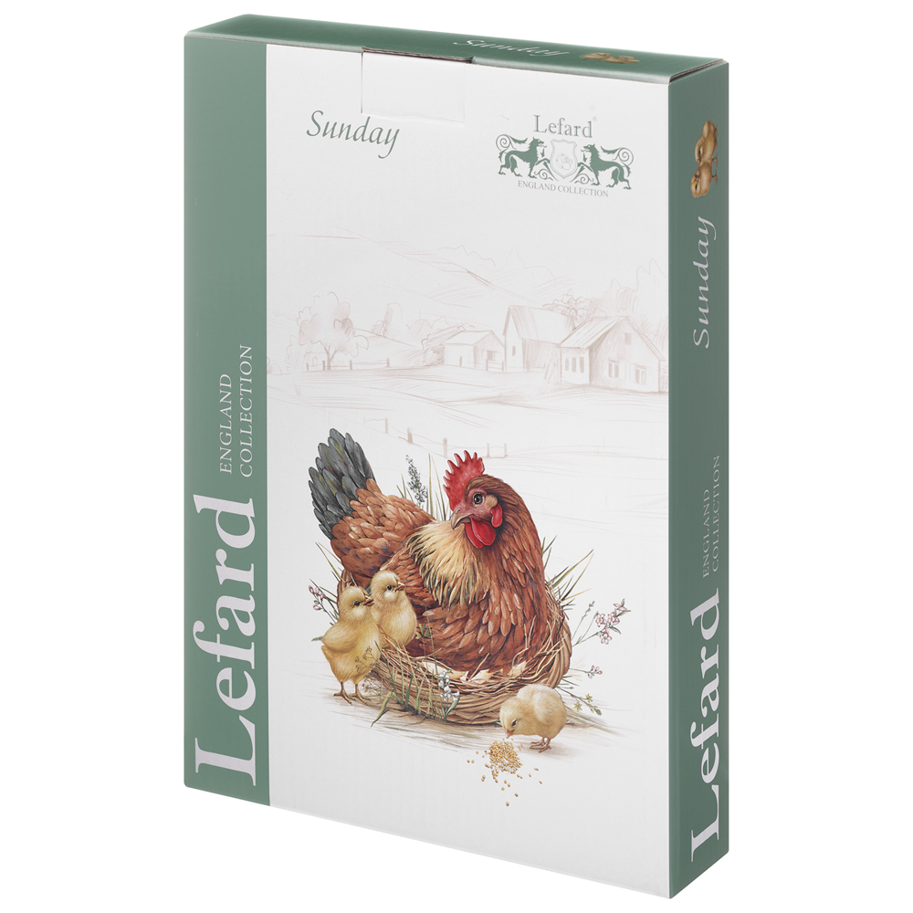 БЛЮДО ОВАЛЬНОЕ LEFARD, SUNDAY, 26*18, 3*3, 8 СМ, КОР=12ШТ.