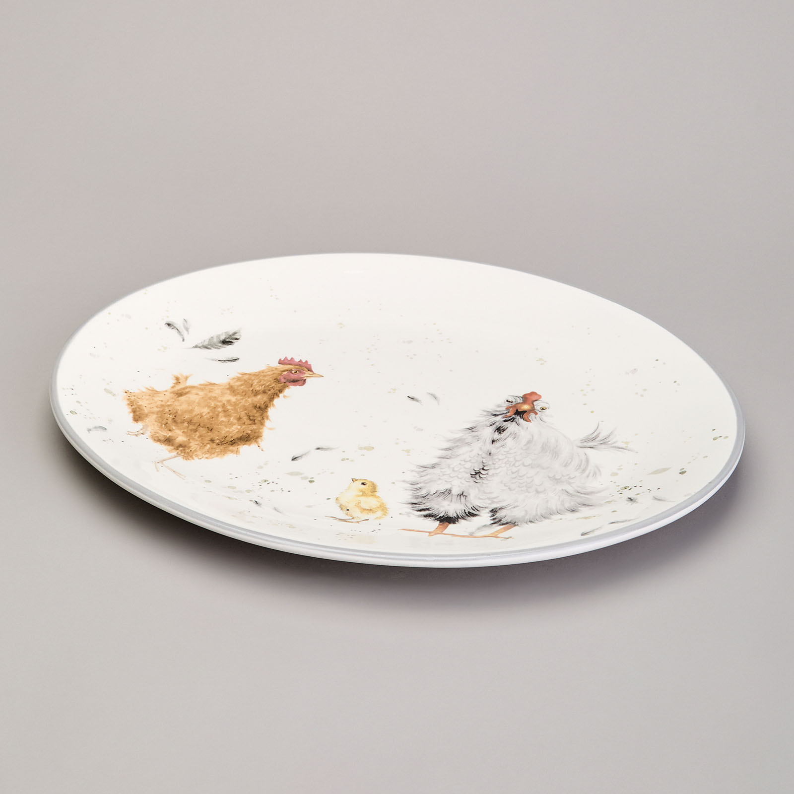 БЛЮДО ОВАЛЬНОЕ LEFARD, FUNNY HENS, 31, 5*25, 5*3 СМ, КОР=12ШТ.