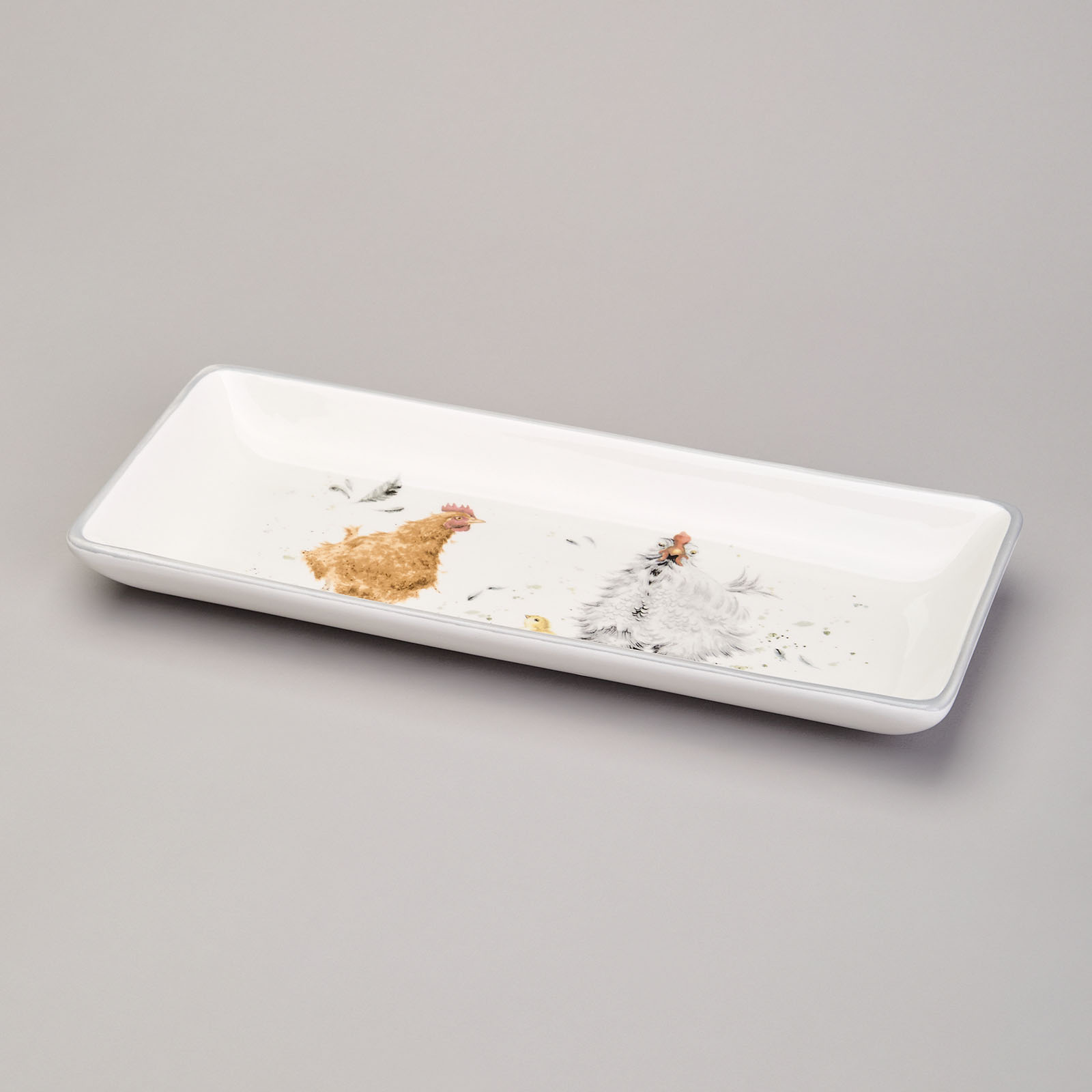 БЛЮДО LEFARD, FUNNY HENS, 28*12*3 СМ, КОР=32ШТ.