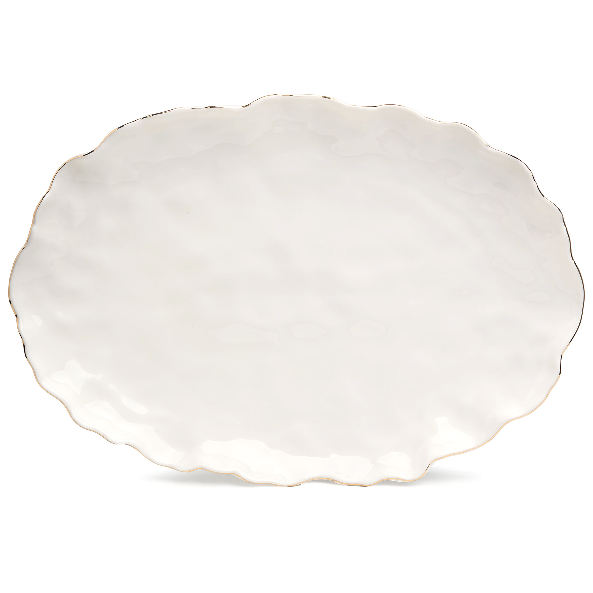 БЛЮДО ОВАЛЬНОЕ LEFARD, CHARM, 35, 5*24*3 СМ, С ЗОЛОТОЙ ЛИНИЕЙ