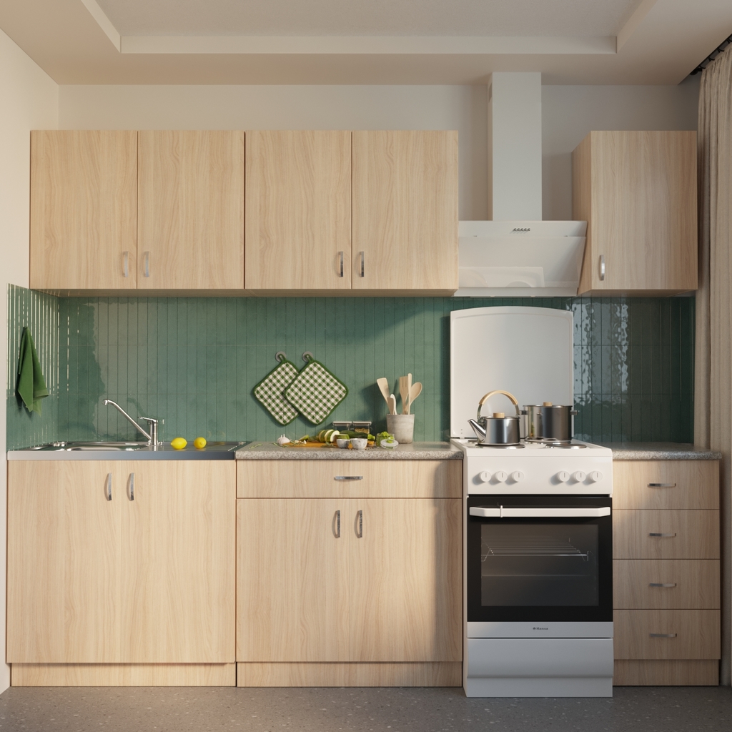 Тумба 60 ЛДСП венге светлое, дуб млечный, ОТДЕЛЬНО ПРИОБРЕТАЕТСЯ МОЙКА