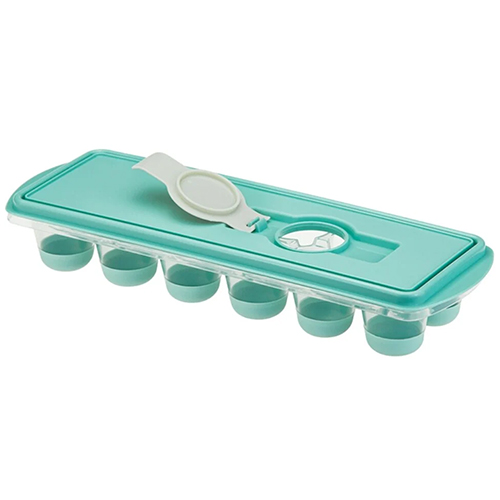 Емкость для льда IDEA КАПЛЯ М 1250, с крышкой и клапаном, аквамарин