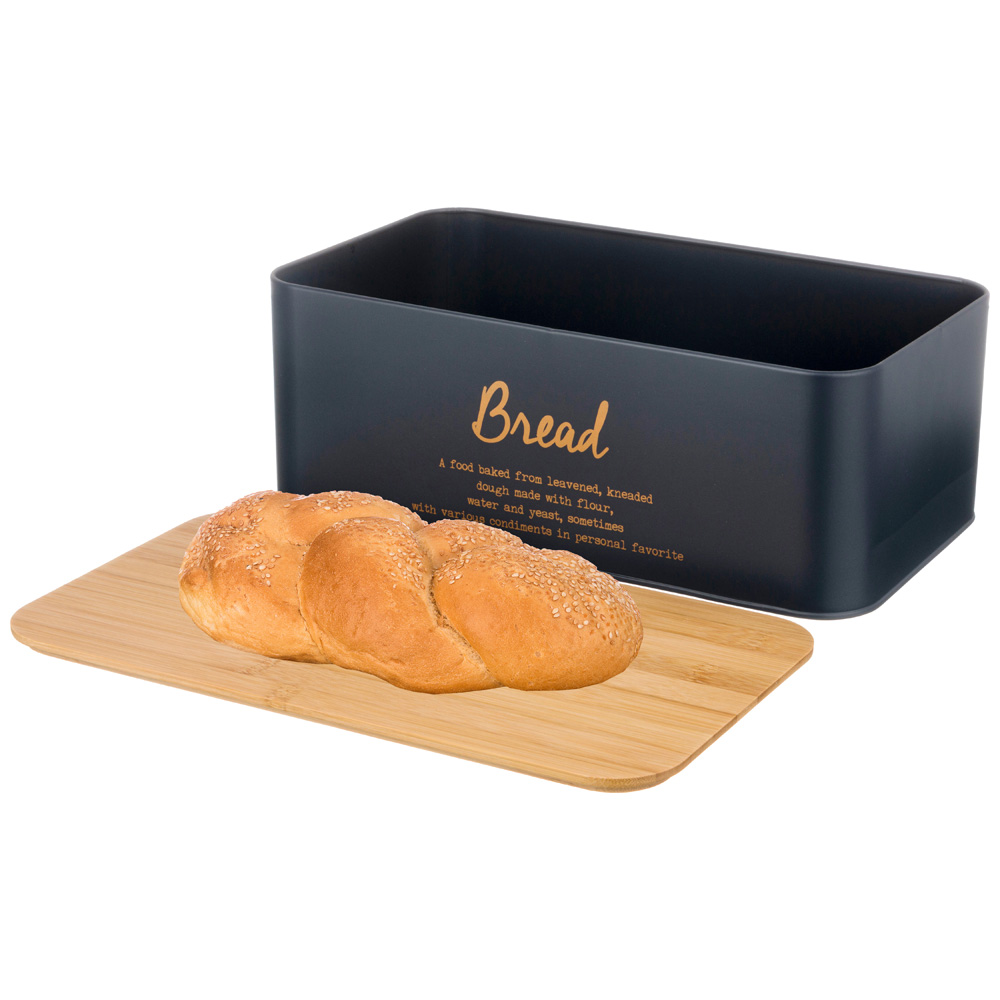 НАБОР ХЛЕБНИЦА 2 в 1 AGNESS, NAVY STYLE, 6 Л 34*18*12, 5 СМ, БАНКА ДЛЯ СЫПУЧИХ 1, 1 Л 10*10*14 СМ 3 ШТ