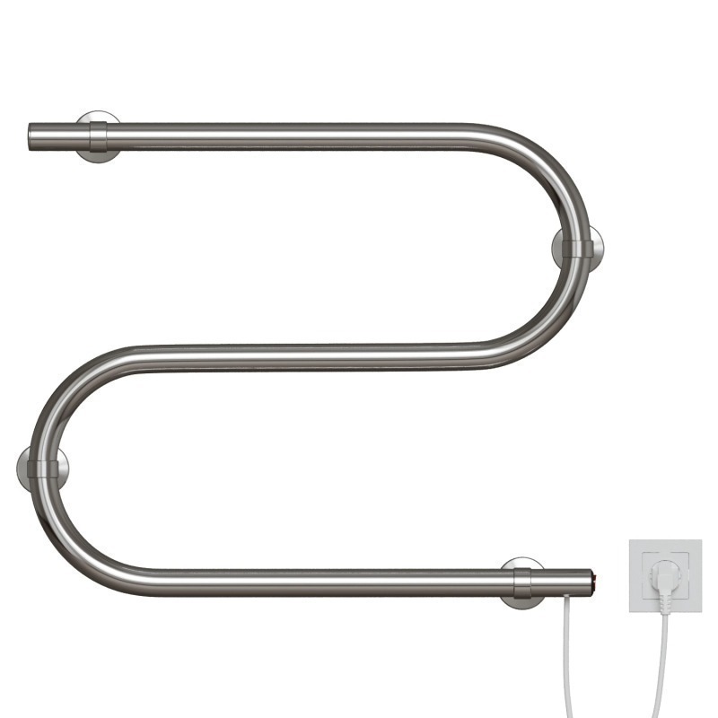 Полотенцесушитель MIXLINE SIMPLE S 40x50, кнопочный выкл, 130 Вт