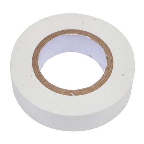 Изолента ПВХ 18мм×18м×130мкм белая Spetstexnik A F/R, 10/250