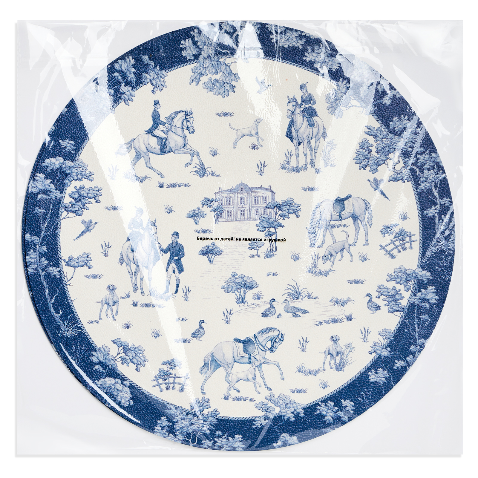 НАБОР ПОДСТАНОВОЧНЫХ САЛФЕТОК, DE JOUY, ИЗ 2 ШТ., ДИАМЕТР=38 СМ