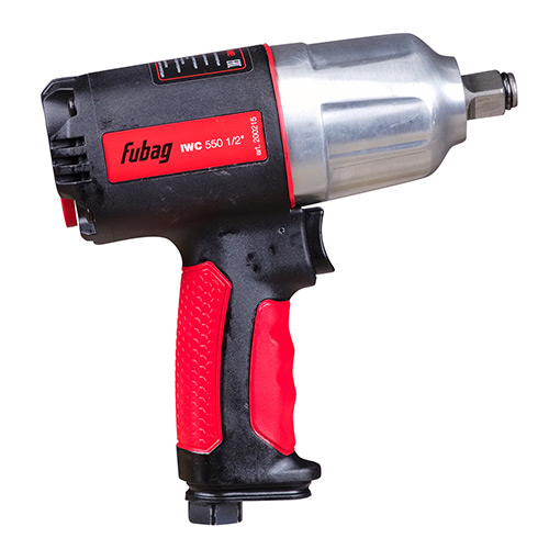 Пневмогайковерт ударный IWC 550 1/2", 550Нм, 6, 2 бар, 1/2", композитный корпус FUBAG