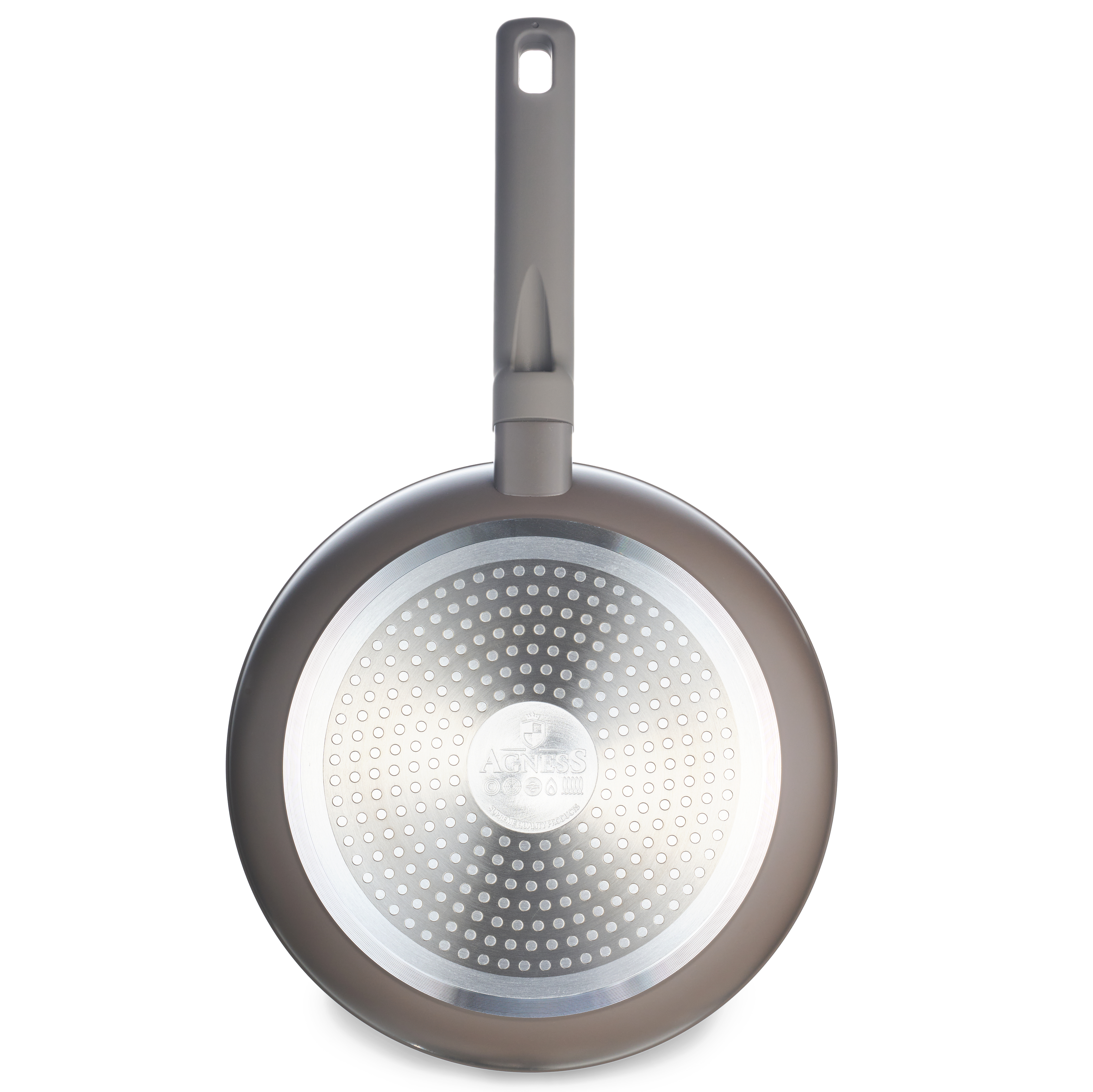 СКОВОРОДА С АНТИПРИГАРНЫМ ПОКРЫТИЕМ PFLUON MARBLE, 24*4,8 СМ