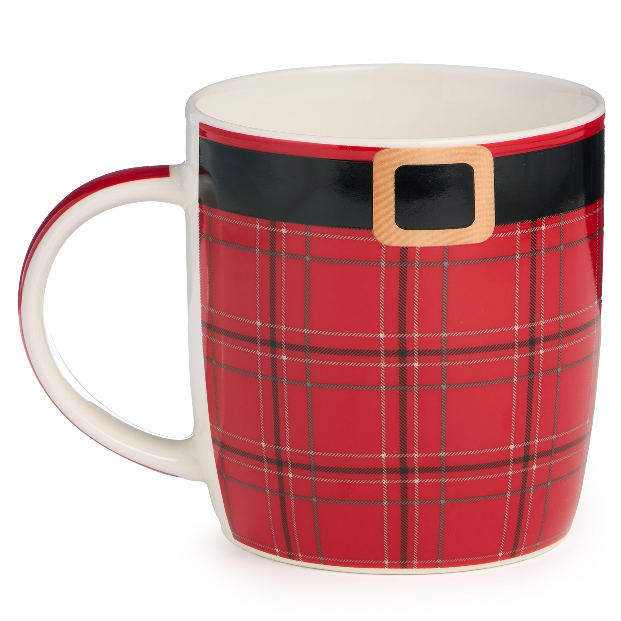 НАБОР ПОСУДЫ LEFARD, САНТА, 2 ПР., КРУЖКА 355 МЛ, САЛАТНИК 12, 5 СМ