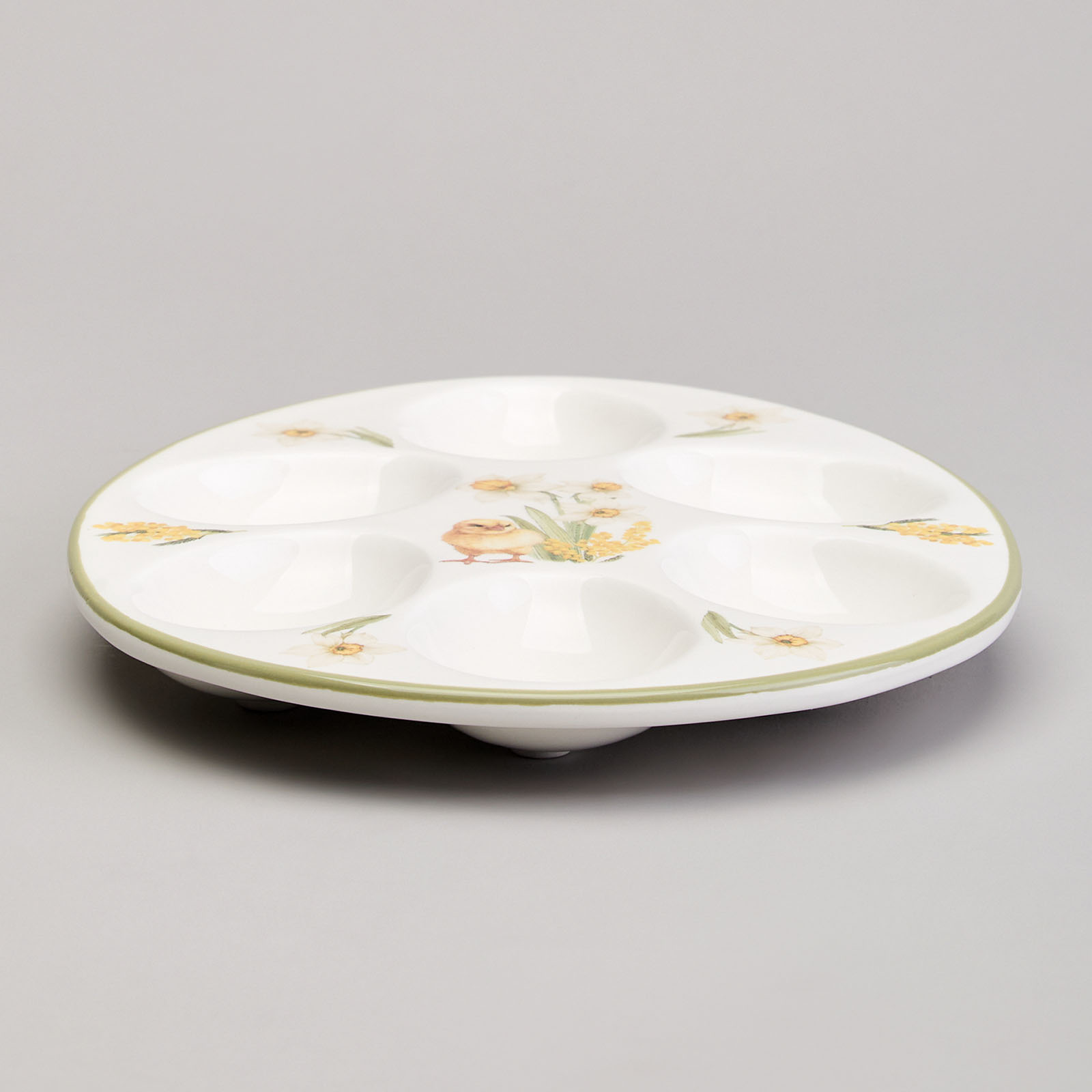 БЛЮДО ДЛЯ 6 ЯИЦ AGNESS, SUNDAY, 20, 5*16*2, 5 СМ, КОР=36ШТ.