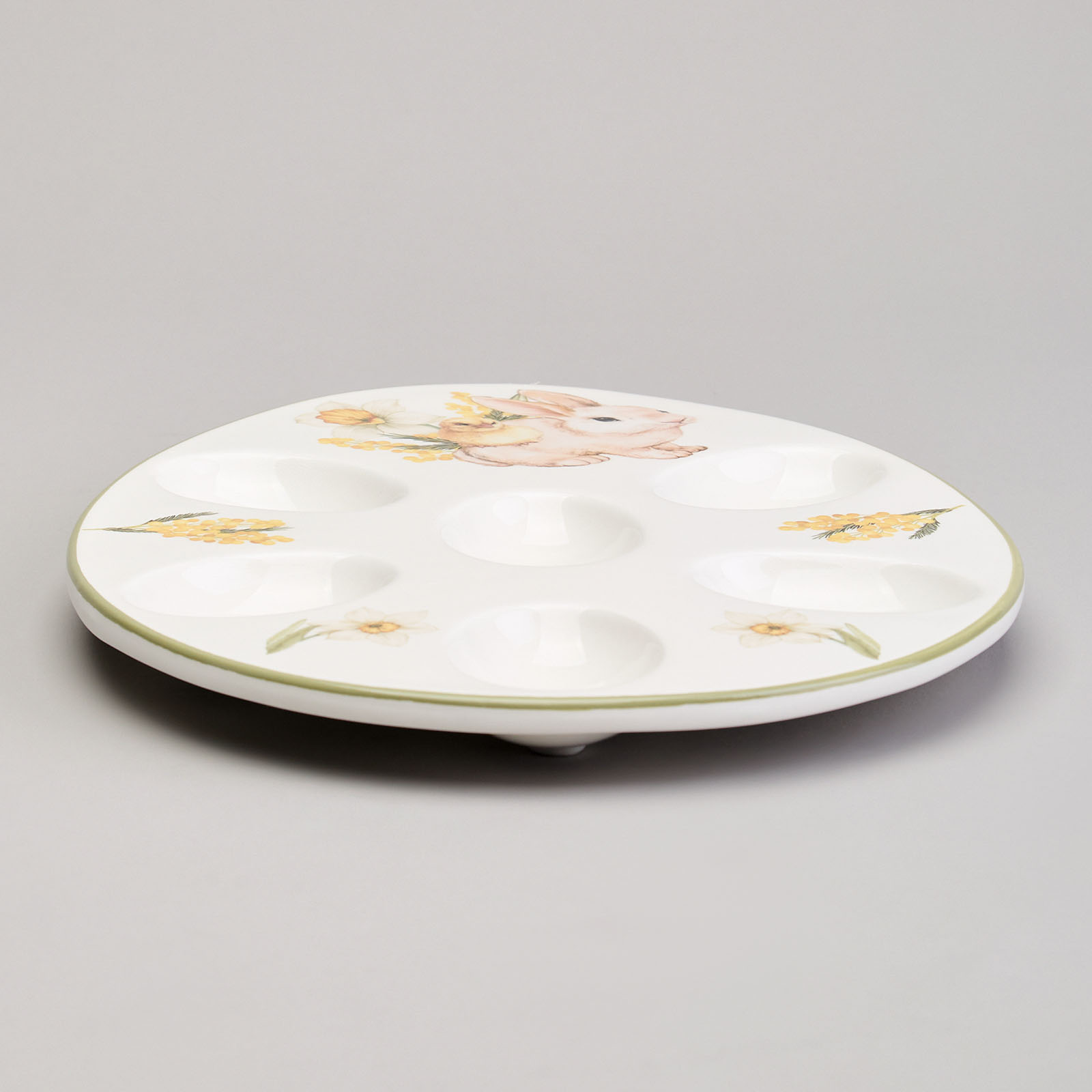 БЛЮДО ДЛЯ 6 ЯИЦ AGNESS, SUNDAY, 26*20*2.5 СМ, КОР=24ШТ.