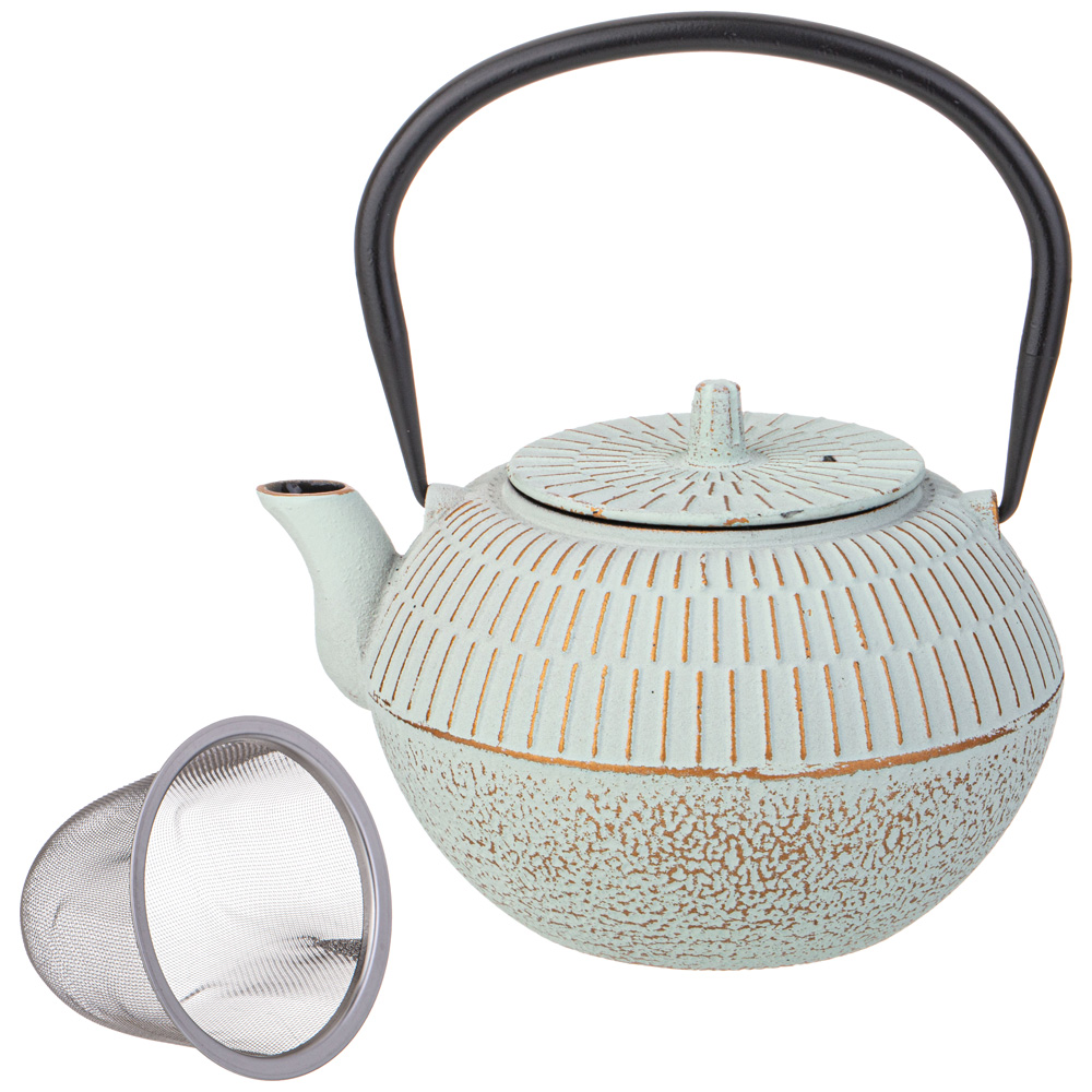 ЗАВАРОЧНЫЙ ЧАЙНИК ЧУГУННЫЙ С ЭМАЛИРОВАННЫМ ПОКРЫТИЕМ ВНУТРИ 1200 МЛ, КОР=8ШТ.