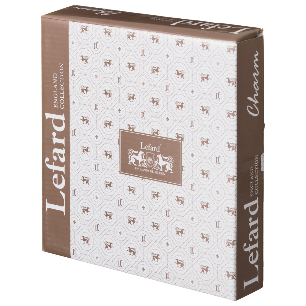 НАБОР ТАРЕЛОК ЗАКУСОЧНЫХ LEFARD, CHARM, 2 ШТ. 19*2, 5 СМ, С ЗОЛОТОЙ ЛИНИЕЙ